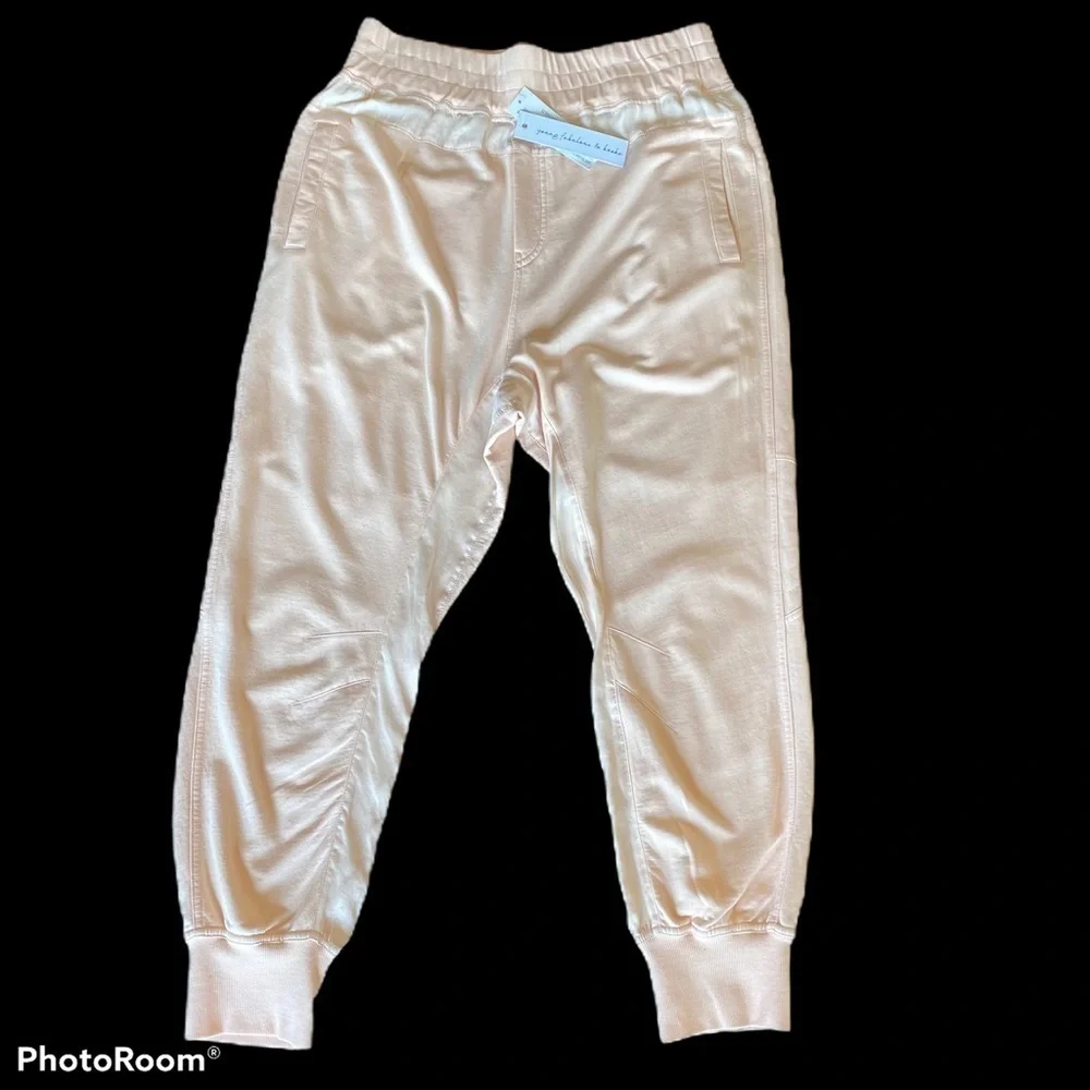YOUNG FABULOUS & BROKE Peach Joggers Size L NEW - Picture 4 of 8